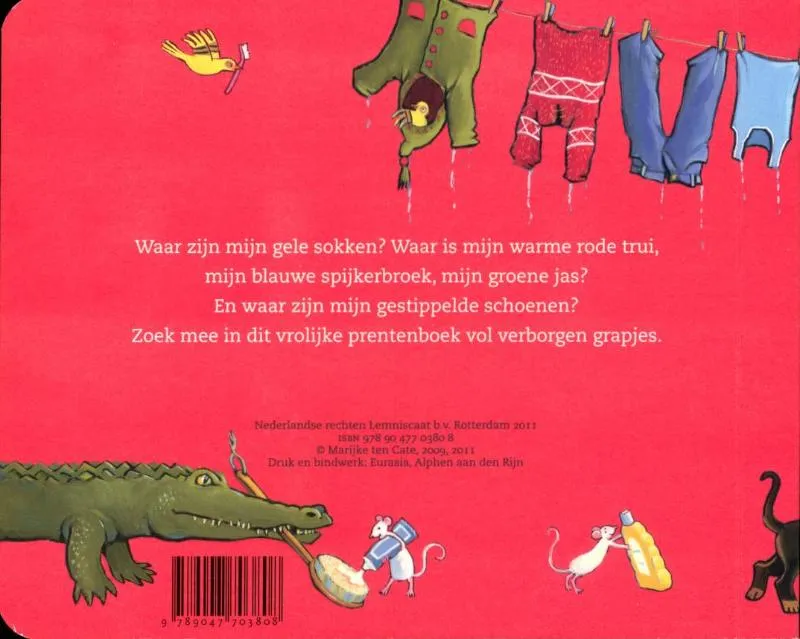 Waar is mijn sok? | 9789047703808 Waar is mijn sok? - Afbeelding 2