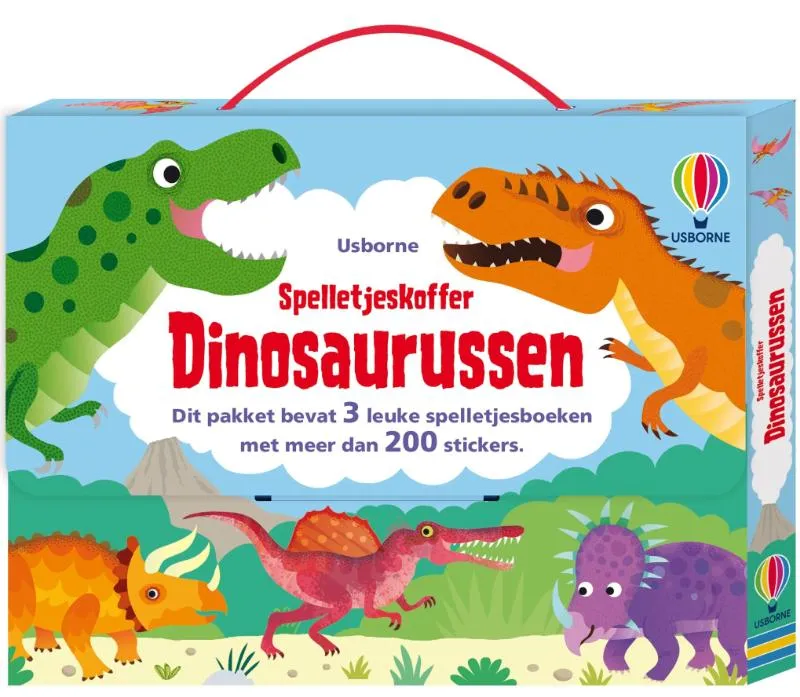 Spelletjeskoffer Dinosaurussen | 9781805318743 Spelletjeskoffer Dinosaurussen