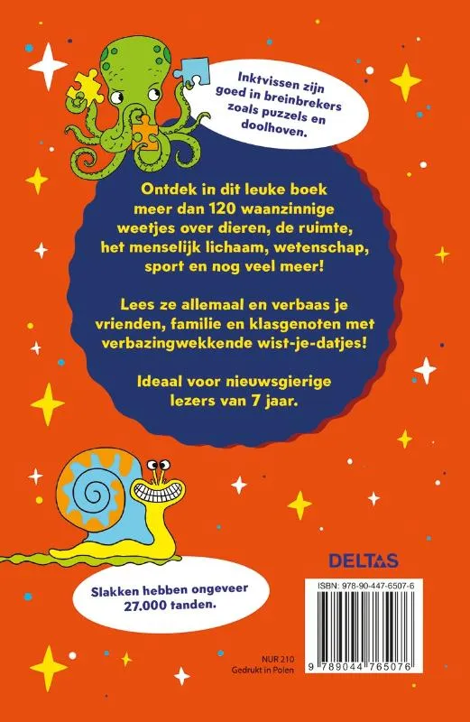 Waanzinnige weetjes voor kinderen van 7 jaar | 9789044765076 Waanzinnige weetjes voor kinderen van 7 jaar - Afbeelding 2