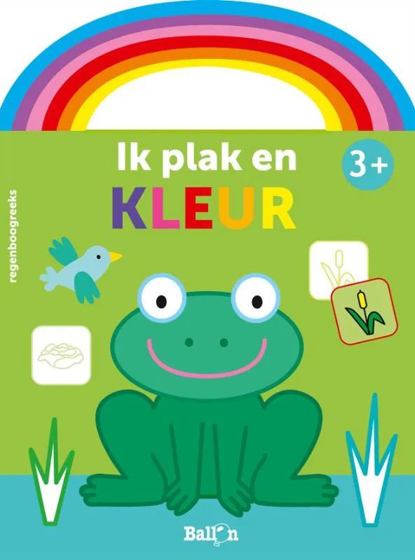 Ik plak en kleur 3+ (kikker groen) | 9789403210926 Ik plak en kleur 3+ (kikker groen)