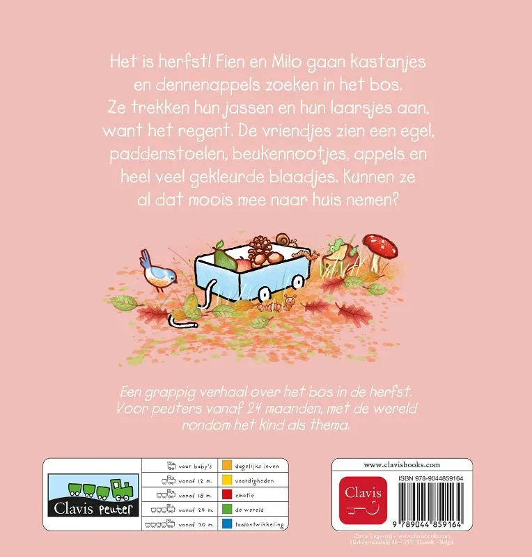 Herfst met Fien en Milo | 9789044859164 Herfst met Fien en Milo - Afbeelding 2