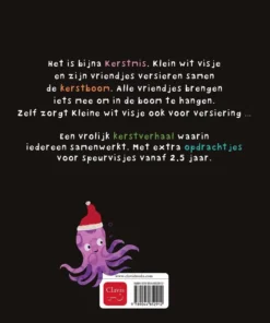 Klein wit visje viert Kerst - Afbeelding 2