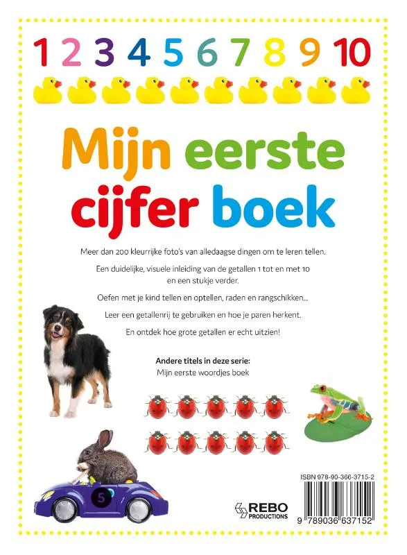 Mijn eerste cijfer boek | 9789036637152 Mijn eerste cijfer boek - Afbeelding 2