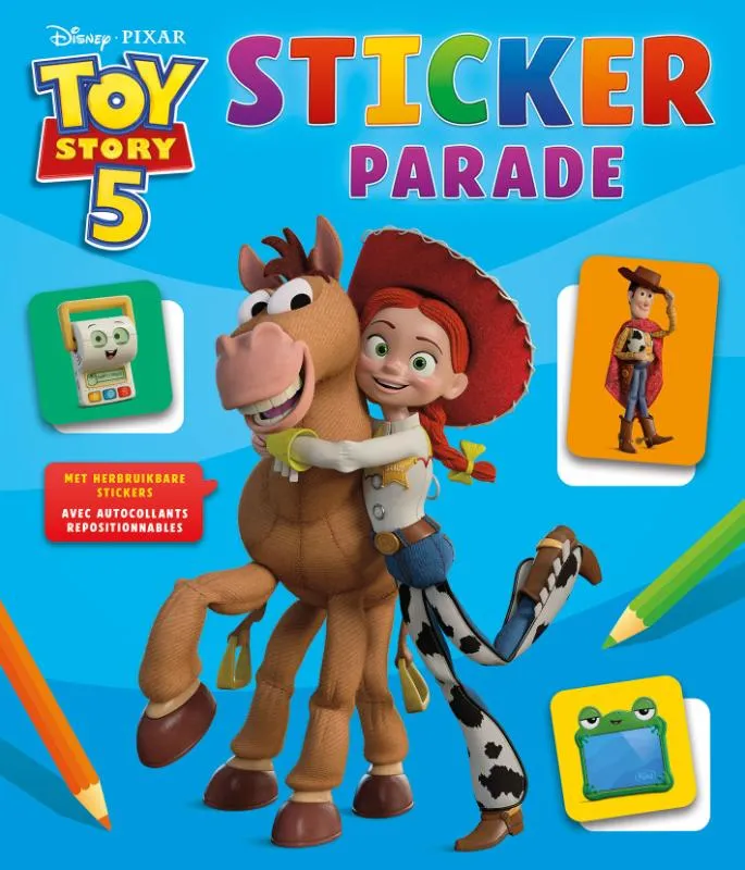 Disney Sticker Parade Toy Story 5 | 9789044772999 Disney Sticker Parade Toy Story 5