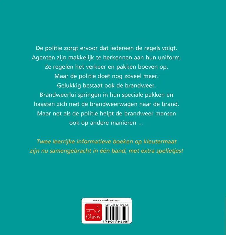 De politie en de brandweer | 9789044843408 De politie en de brandweer - Afbeelding 2