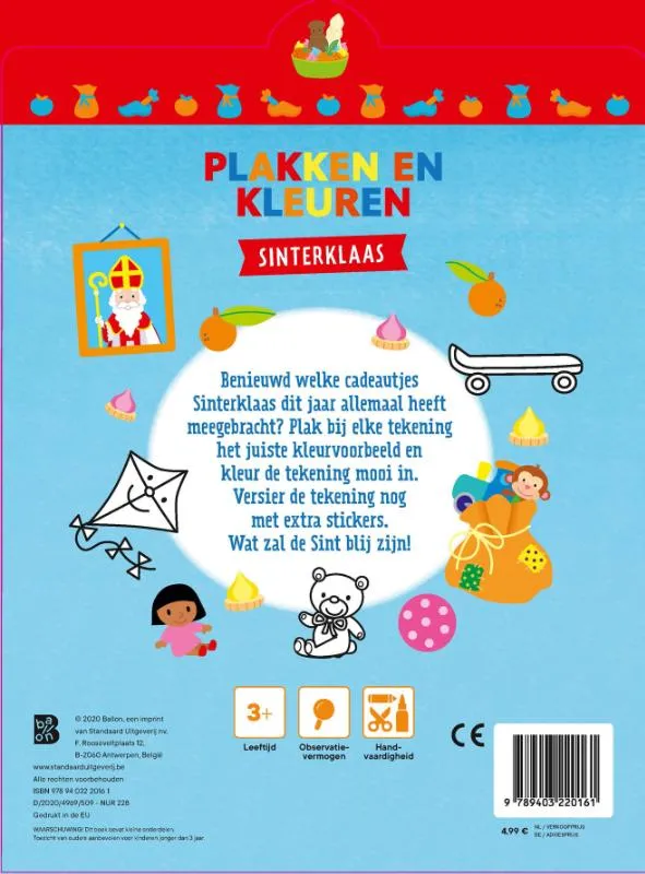 Plakken en kleuren | 9789403220161 Plakken en kleuren - Afbeelding 2