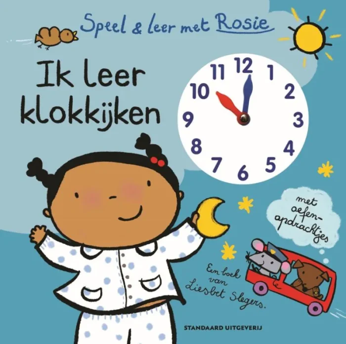 Speel en leer met Rosie. Ik leer klokkijken