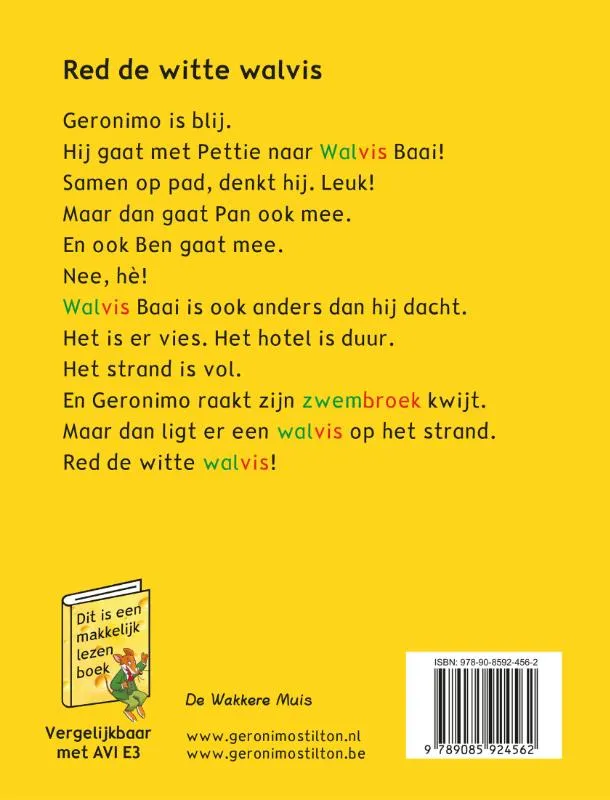 Red de witte walvis! | 9789085924562 Red de witte walvis! - Afbeelding 2