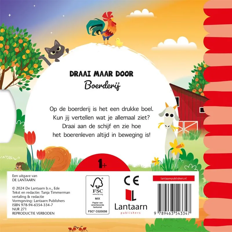 Draai maar door Boerderij | 9789463543347 Draai maar door Boerderij - Afbeelding 2