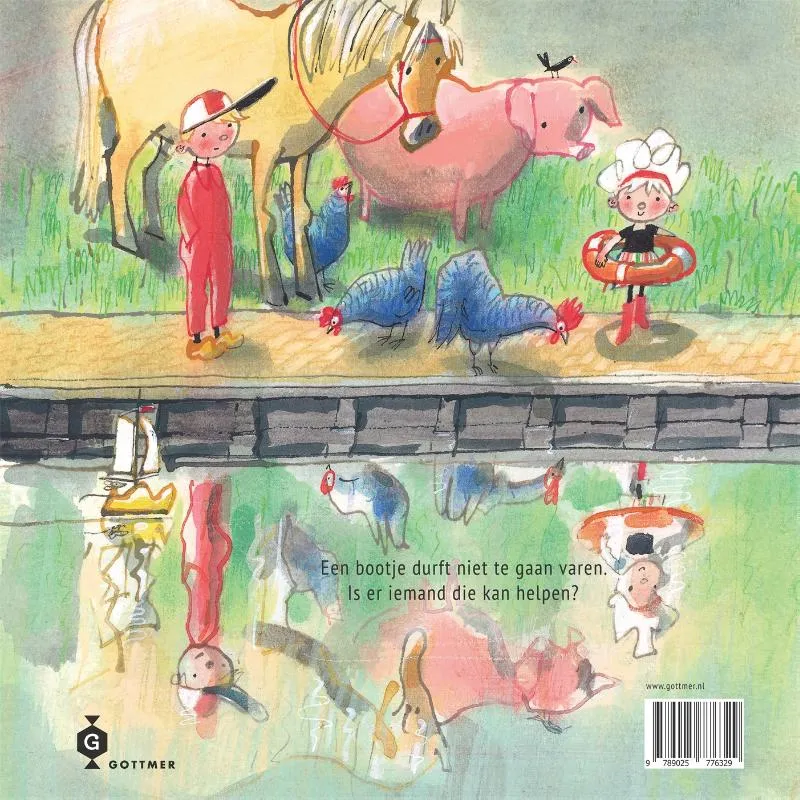 Boer Boris en het bootje | 9789025776329 Boer Boris en het bootje - Afbeelding 2