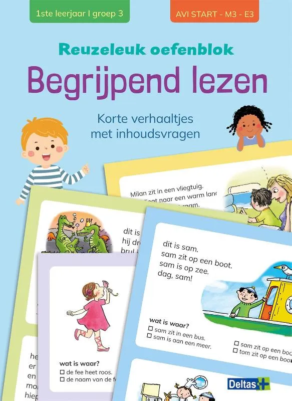 Reuzeleuk oefenblok begrijpend lezen 1 ste leerjaar/ groep 3 | 9789044766509 Reuzeleuk oefenblok begrijpend lezen 1 ste leerjaar/ groep 3