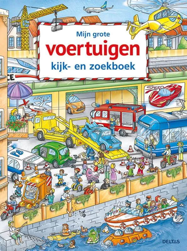 Mijn grote voertuigen kijk- en zoekboek | 9789044749441 Mijn grote voertuigen kijk- en zoekboek