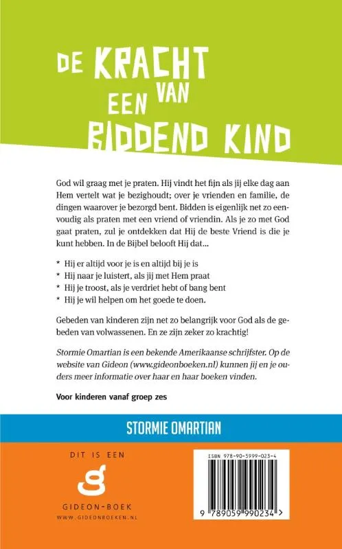 De kracht van een biddend kind | 9789059990234 De kracht van een biddend kind - Afbeelding 2