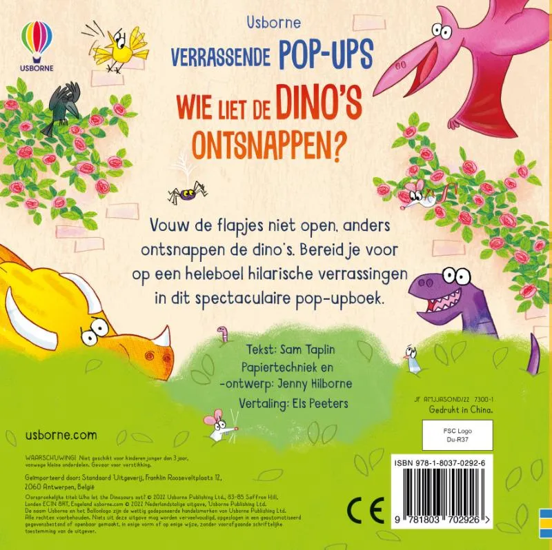 Wie liet de dino's ontsnappen? | 9781803702926 Wie liet de dino's ontsnappen? - Afbeelding 2