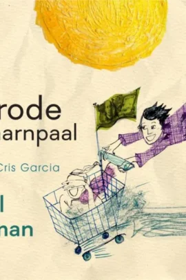 De rode lantaarnpaal