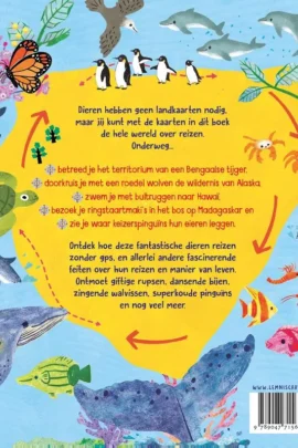 Alternative view of Landkaarten voor pinguïns en andere reizende dieren