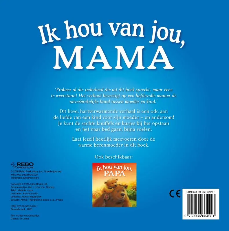 Ik hou van jou, mama | 9789036634281 Ik hou van jou, mama - Afbeelding 2