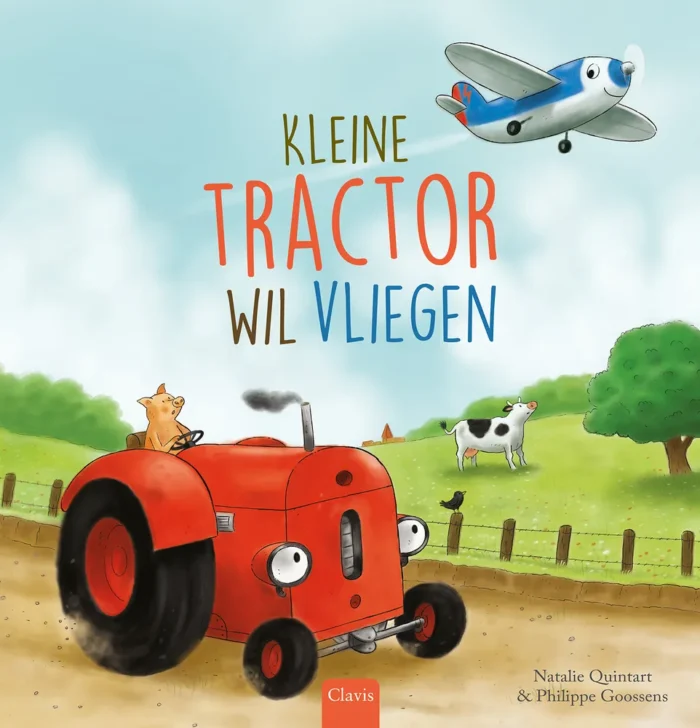 Kleine tractor wil vliegen