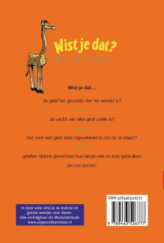 Wist je dat Giraffen | 9789463526777 Wist je dat Giraffen - Afbeelding 2