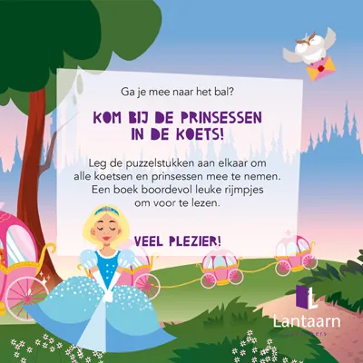 Puzzelkoets Prinsessen - Sluit maar aan! | 9789463548014 Puzzelkoets Prinsessen - Sluit maar aan! - Afbeelding 2