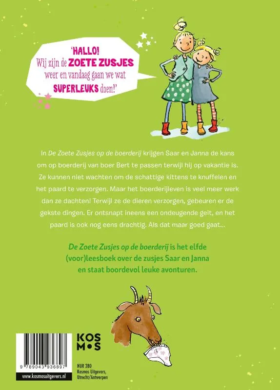 De Zoete Zusjes op de boerderij | 9789043936897 De Zoete Zusjes op de boerderij - Afbeelding 2