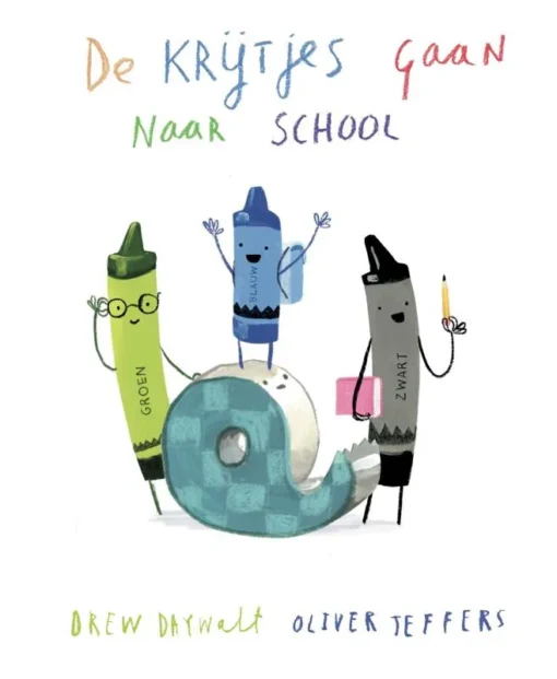 De krijtjes gaan naar school |