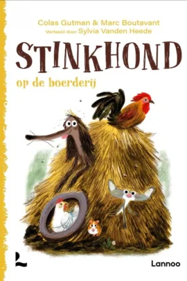 Stinkhond op de boerderij