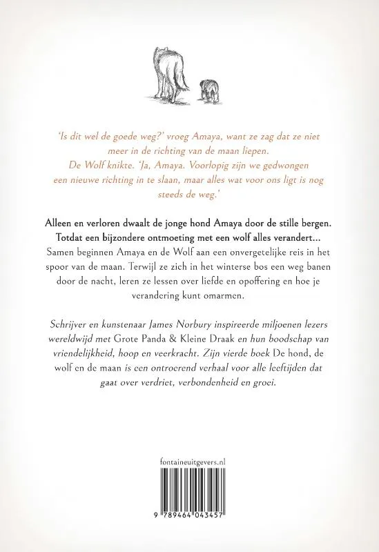 De hond, de wolf en de maan | 9789464043457 De hond, de wolf en de maan - Afbeelding 2