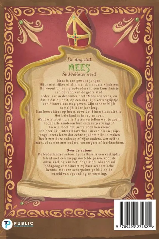 De dag dat Mees Sinterklaas werd | 9789493274327 De dag dat Mees Sinterklaas werd - Afbeelding 2