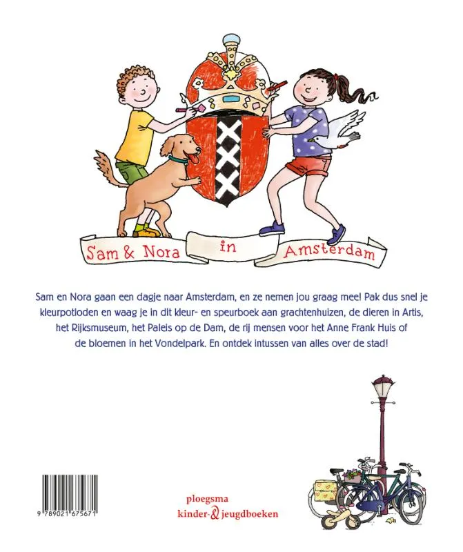 Kleur- en speurboek Amsterdam | 9789021675671 Kleur- en speurboek Amsterdam - Afbeelding 2