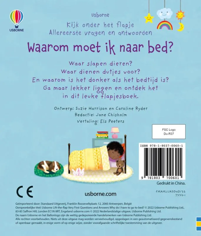 Waarom moet ik naar bed? | 9781803700601 Waarom moet ik naar bed? - Afbeelding 2