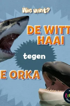De witte haai tegen de orka