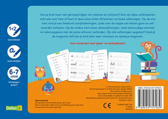 Ik leer rekenen en schrijven 6-7 jaar groep 3 | 9789044757989 Ik leer rekenen en schrijven 6-7 jaar groep 3 - Afbeelding 2