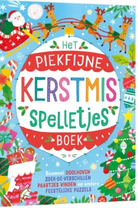 Het piekfijne Kerstmis spelletjesboek