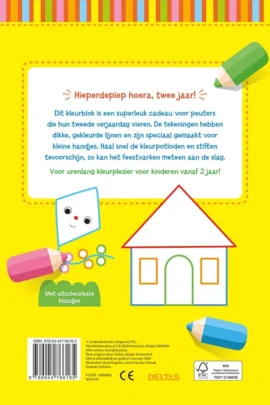 Alternative view of Hoera, 2 jaar! Kleurpret voor kleine handjes