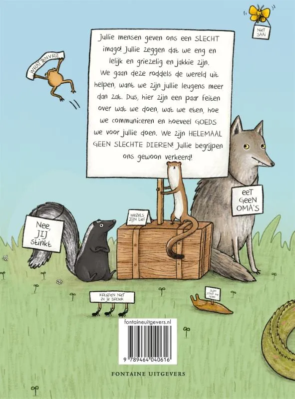 De (niet) enge dieren | 9789464040616 De (niet) enge dieren - Afbeelding 2