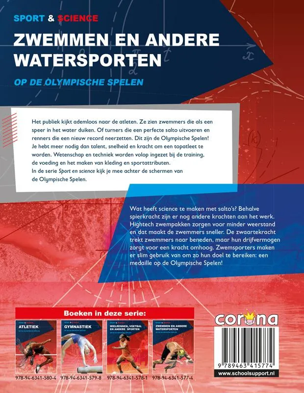 Zwemmen en andere watersporten op de Olympische Spelen | 9789463415774 Zwemmen en andere watersporten op de Olympische Spelen - Afbeelding 2