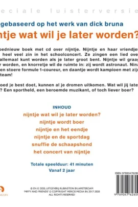 nijntje wat wil je later worden? | 9789047628002