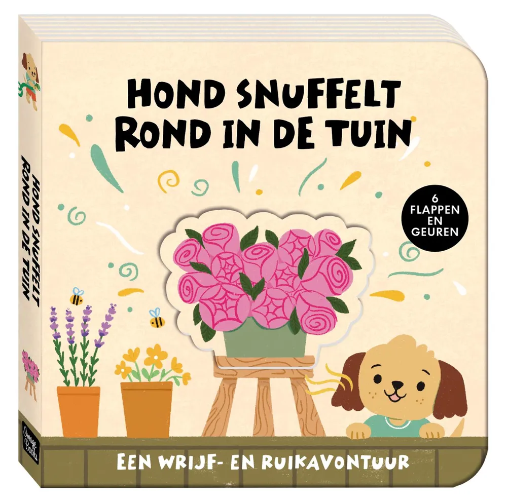 Hond snuffelt rond in de tuin | 9789465450025 Hond snuffelt rond in de tuin
