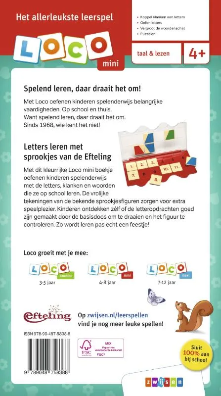 Loco mini letters leren met sprookjes van de Efteling | 9789048758388 Loco mini letters leren met sprookjes van de Efteling - Afbeelding 2