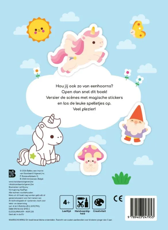 Plakken en kleuren | 9789403247953 Plakken en kleuren - Afbeelding 2