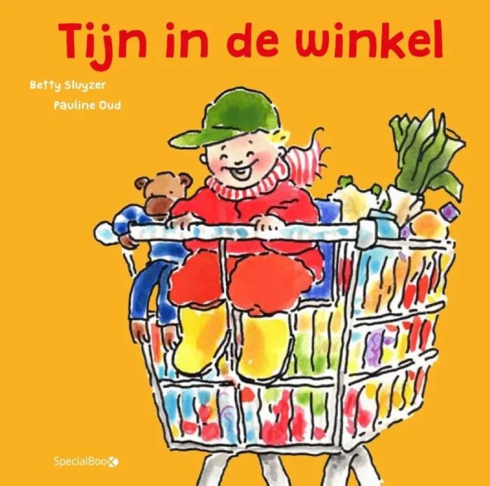 Tijn in de winkel