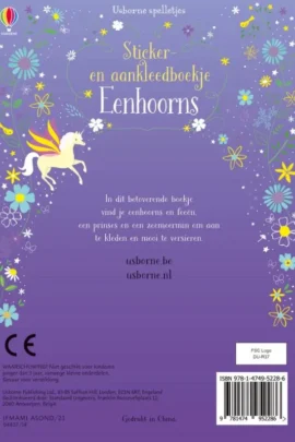 Alternative view of Sticker- en aankleedboekje Eenhoorns