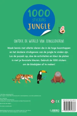 Alternative view of 1000 stickers Jungle