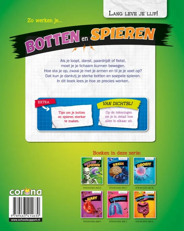 Zo werken je botten en spieren | 9789463414630 Zo werken je botten en spieren - Afbeelding 2